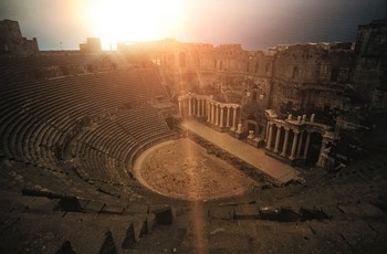 Syria Bosra Amphitheater Rondelle Roman Theatre